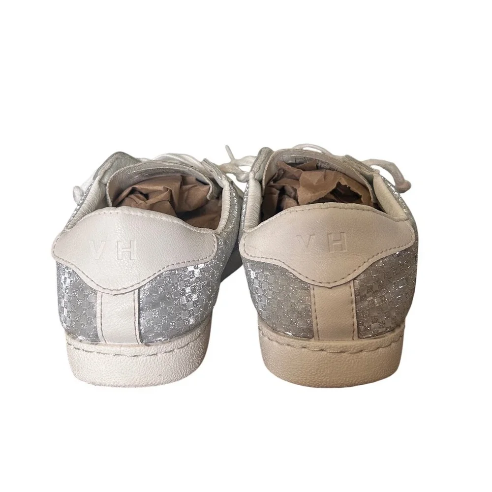 Vintage Havana Silver Glitter Sneakers Womens Size 8 Star Low Top Shoes‎